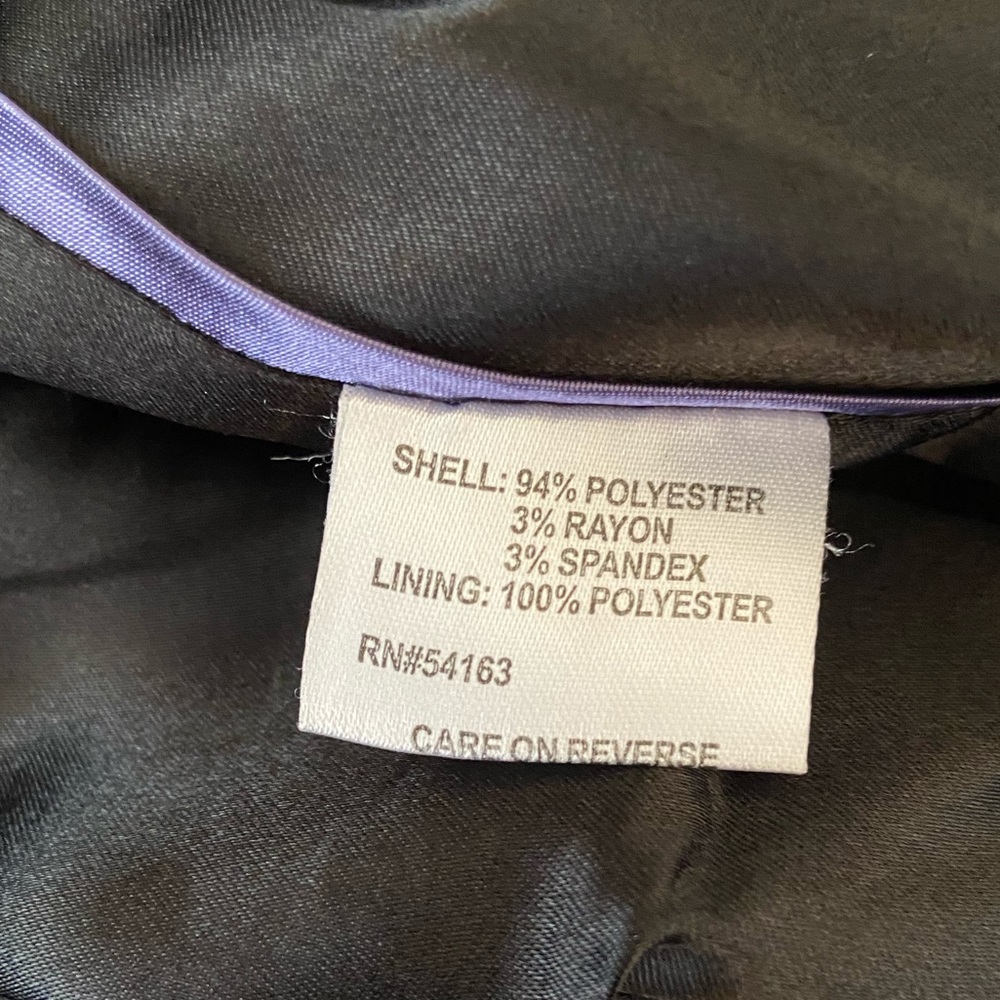 Sold! Calvin Klein Pea Coat Jacket Black Medium - Picture 7 of 8